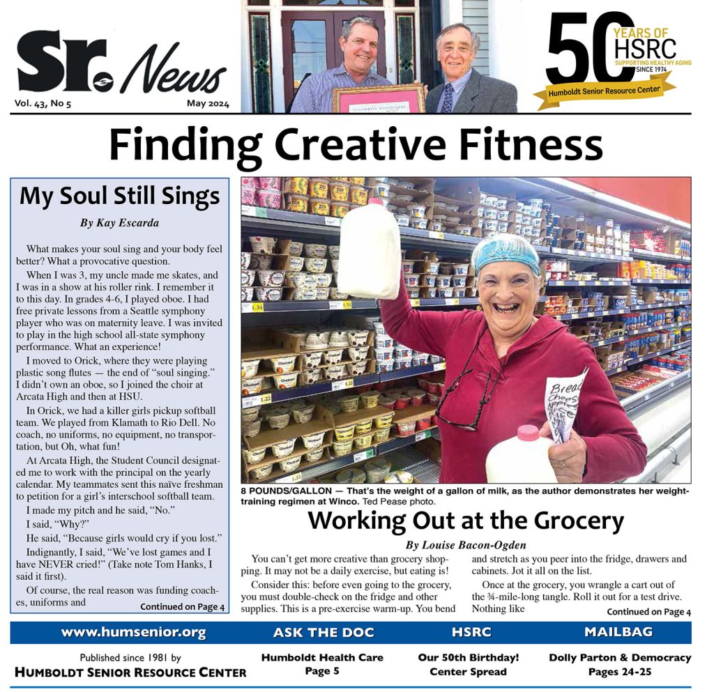 Senior News page 1 for May 2024